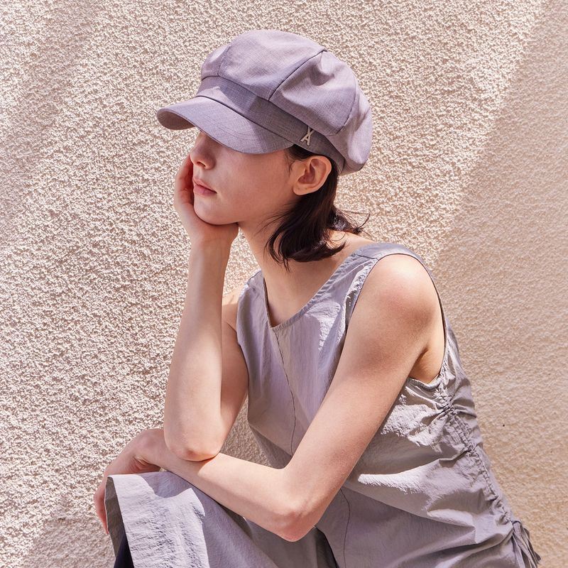 VA Stud Newsboy Cap / Gray