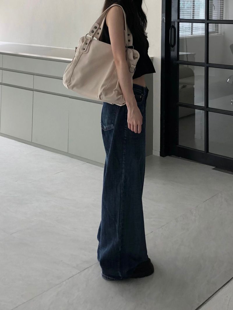 Cust Leather Shoulder Bag (3 colors)
