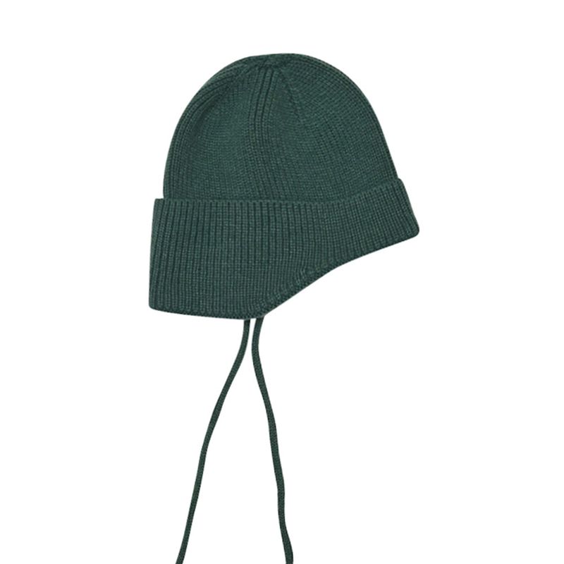 BSR2223FWBN002 NEWTRO EARFLAP BEANIE GREEN