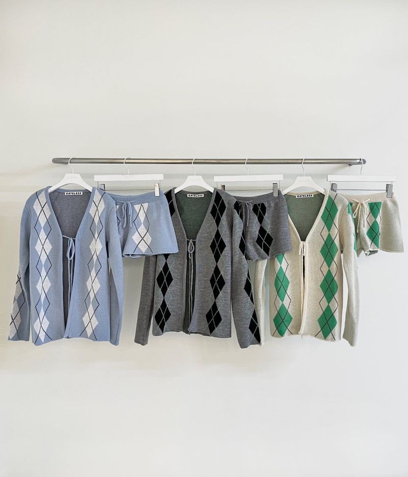 ARGYLE CARDIGAN