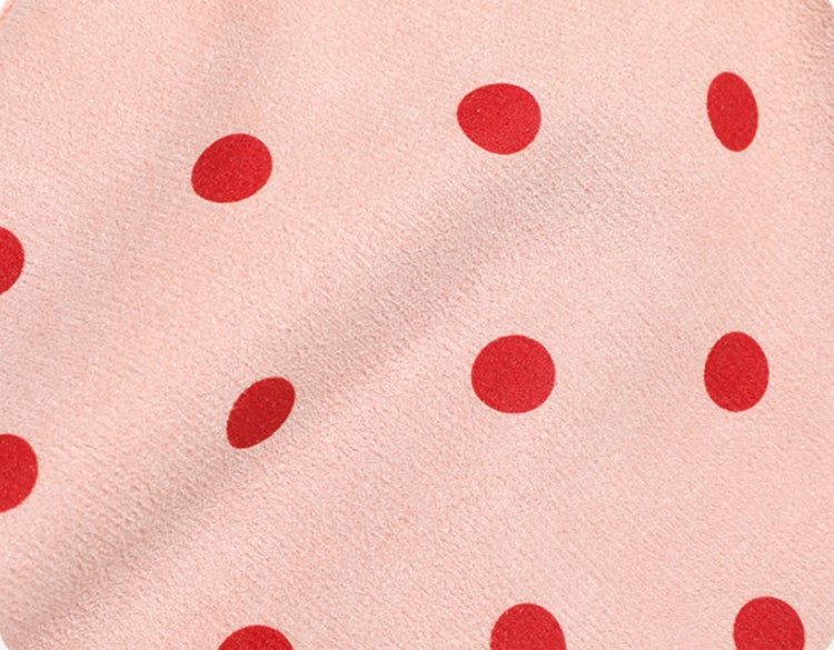 Pink Polka Dot Boston Bag with Star Charm