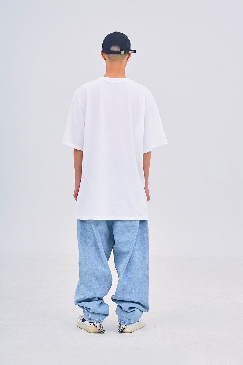 MBSRCOPT101 MID90 BAGGY DENIM PANTS LIGHTBLUE