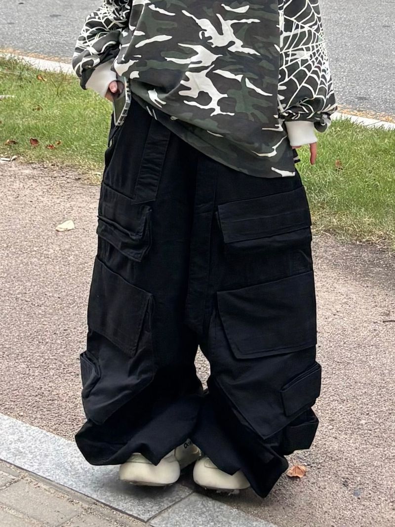 module velcro multi cargo pants