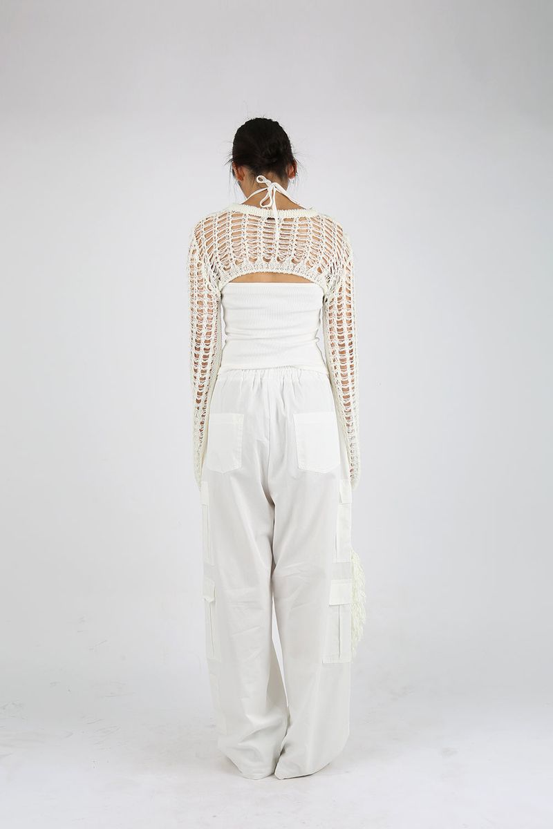 NET SUMMER KNIT BOLERO
