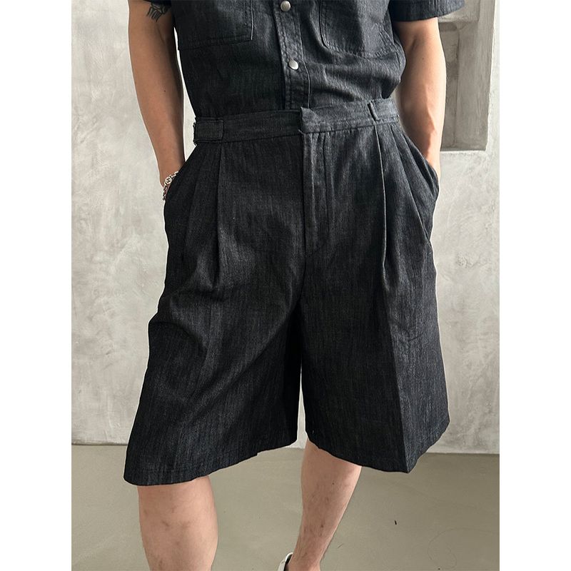[S/S] Cool two tuck strap bermuda pants (3color)