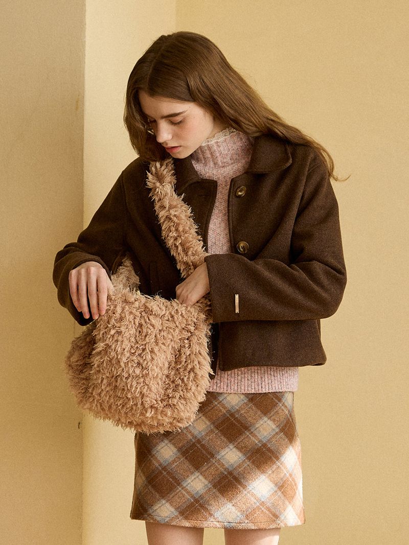 PINK PINEAPPLE（ピンクパイナップル）の「POODLE CROSS BAG（Bags）」
