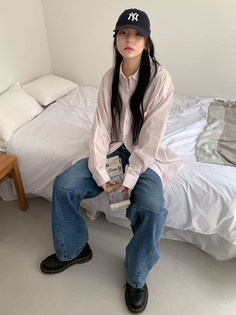 TUCK BALLOON JEANS (2C)