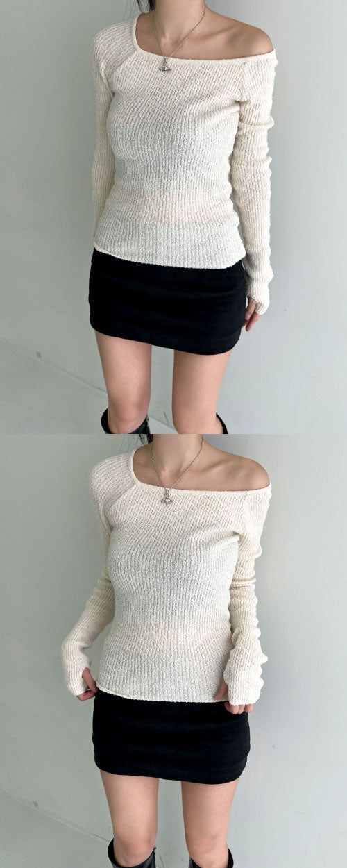 Powder Buckle Warmer knit(3 colors)