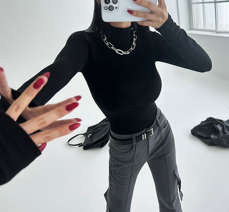 Delight-J(ディライトジェイ)の「Wint wool turtleneck T-shirt(Tops)」