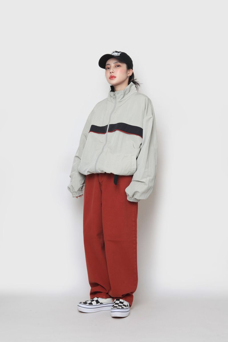 Mid Colour Piping Zip-Up