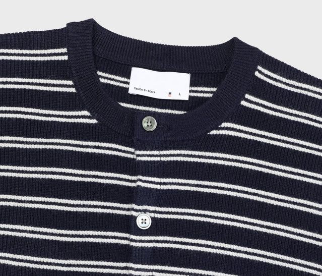 Tess Round Stripe Cardigan