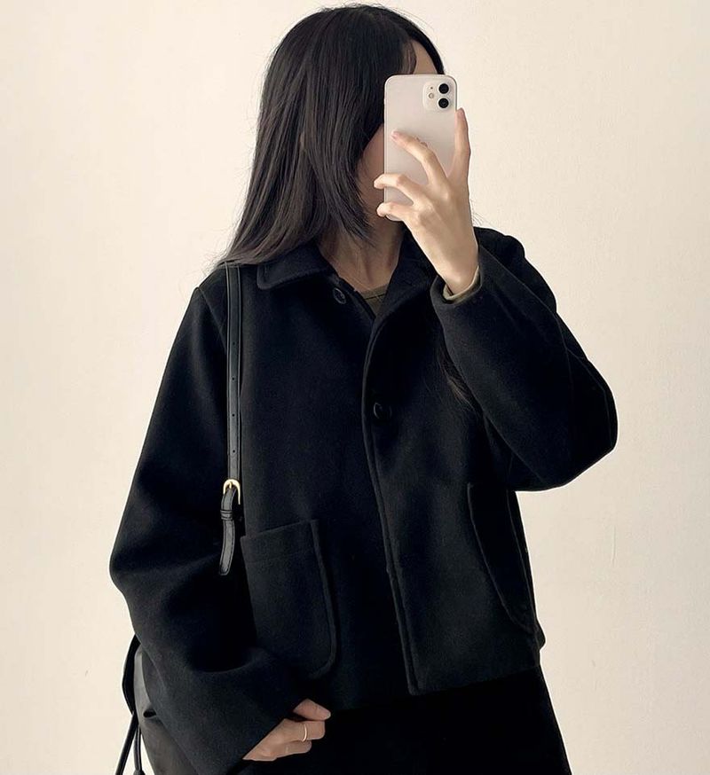 Rein pocket short coat jacket