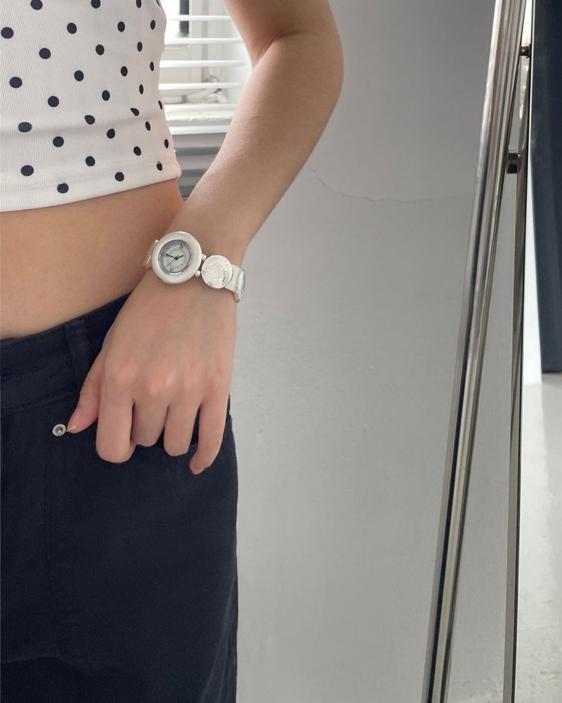 Brushed Circle Texture Watch