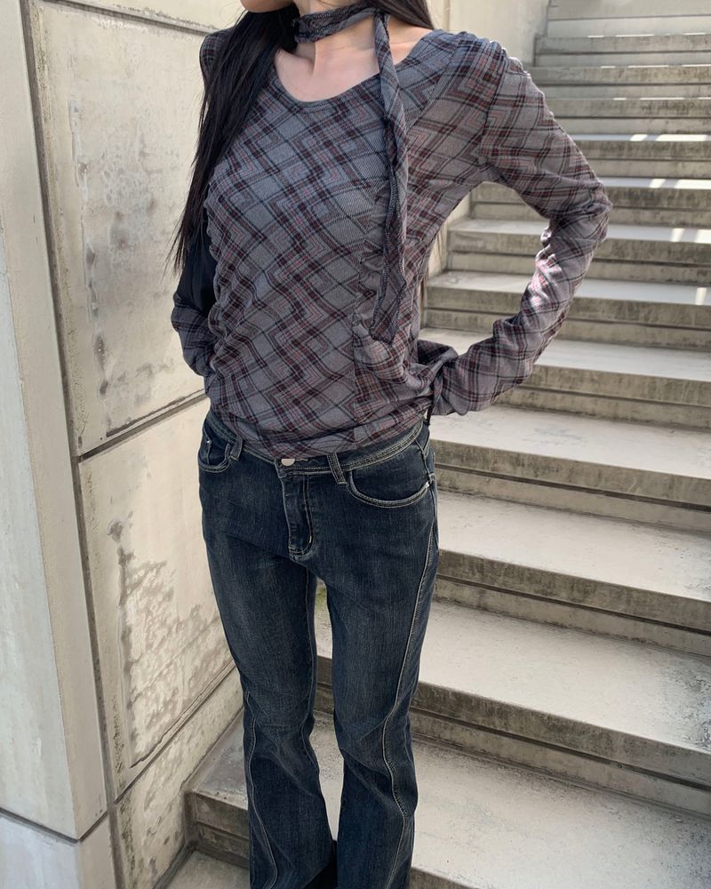 Check scarf T
