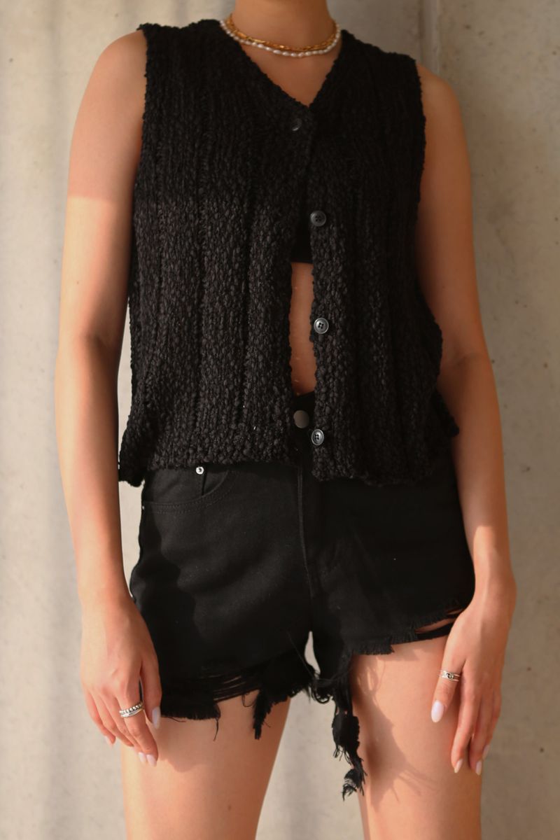 ROZELY SUMMER KNIT VEST