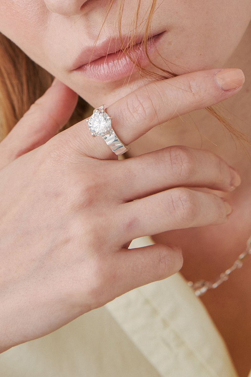 Crystal Cocktail Ring