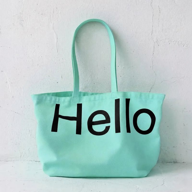 hellodude（ハローデュード）の「ビッグ トートバッグーハワイミント（バッグ）」