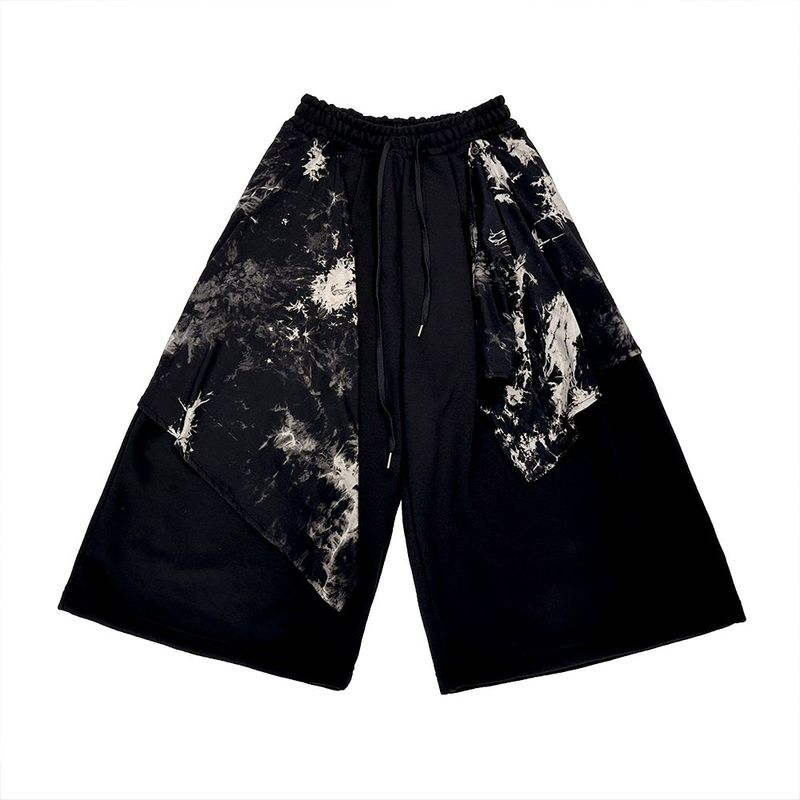 Dyeing Skirt Bermuda Shorts