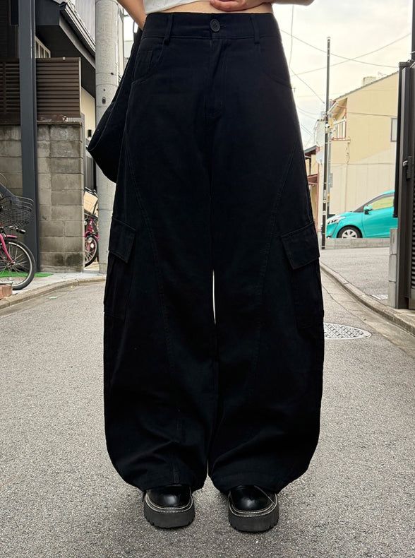 anyonemore（エニーワンモアー）の「リパン カーゴ ポケット ワイド パンツ（パンツ）」