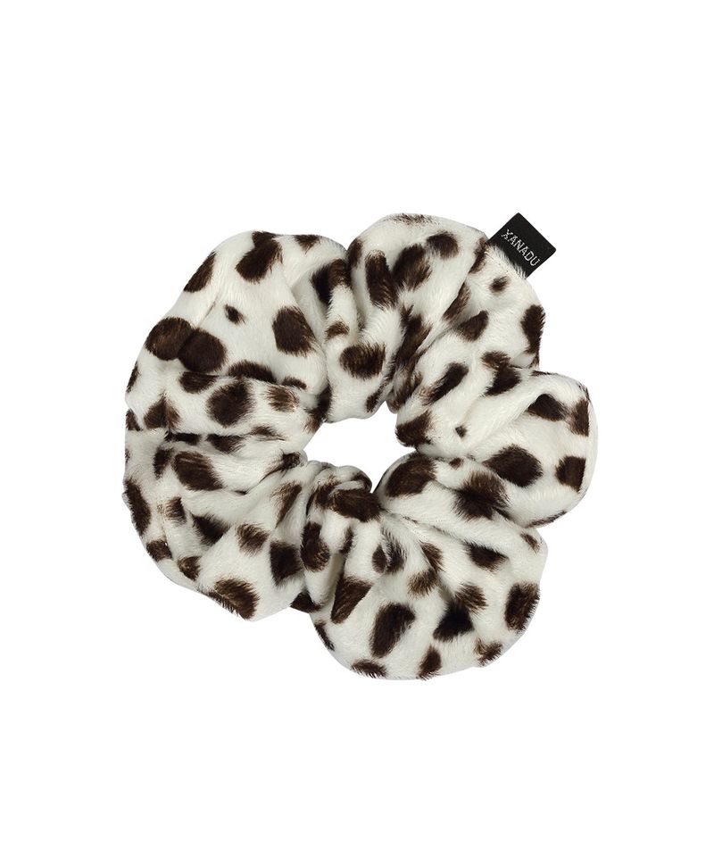 XANADU（ジェナドゥ）の「LEOPARD SCRUNCHIE_BROWN（Hair Accessories）」
