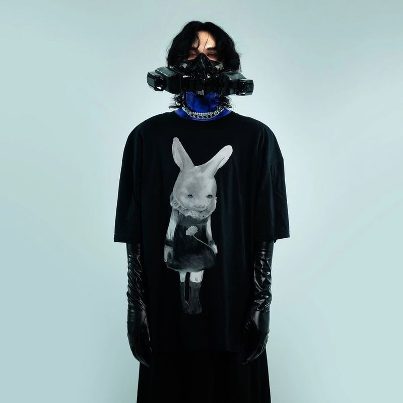 TAGGED（タグド）の「TAGGED - アモアオーバーサイズコットンテールTシャツ（トップス）」