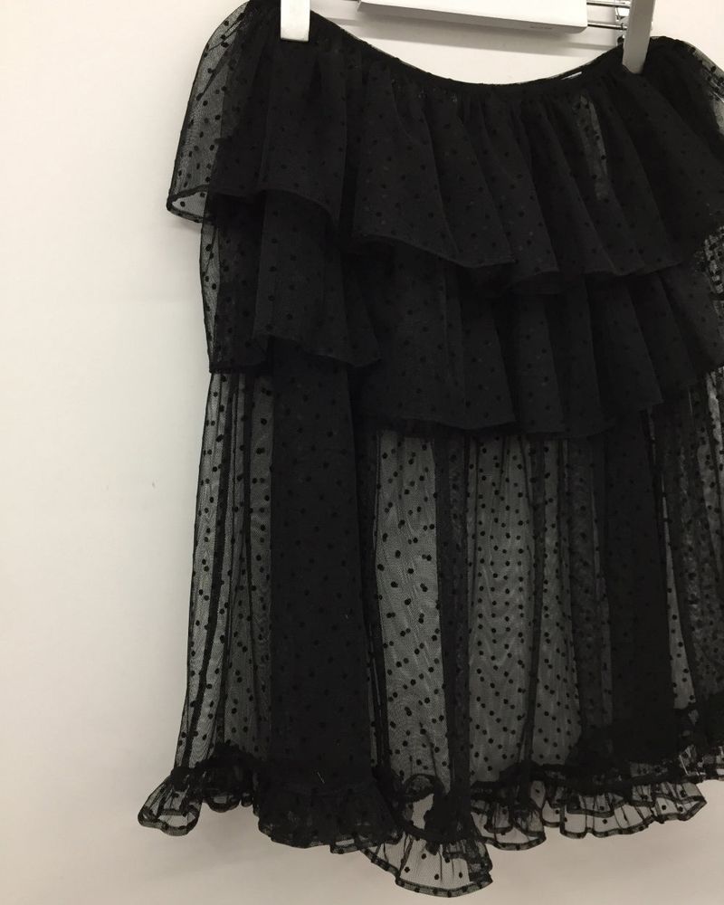 Glass Dot Layer Skirt (3color)