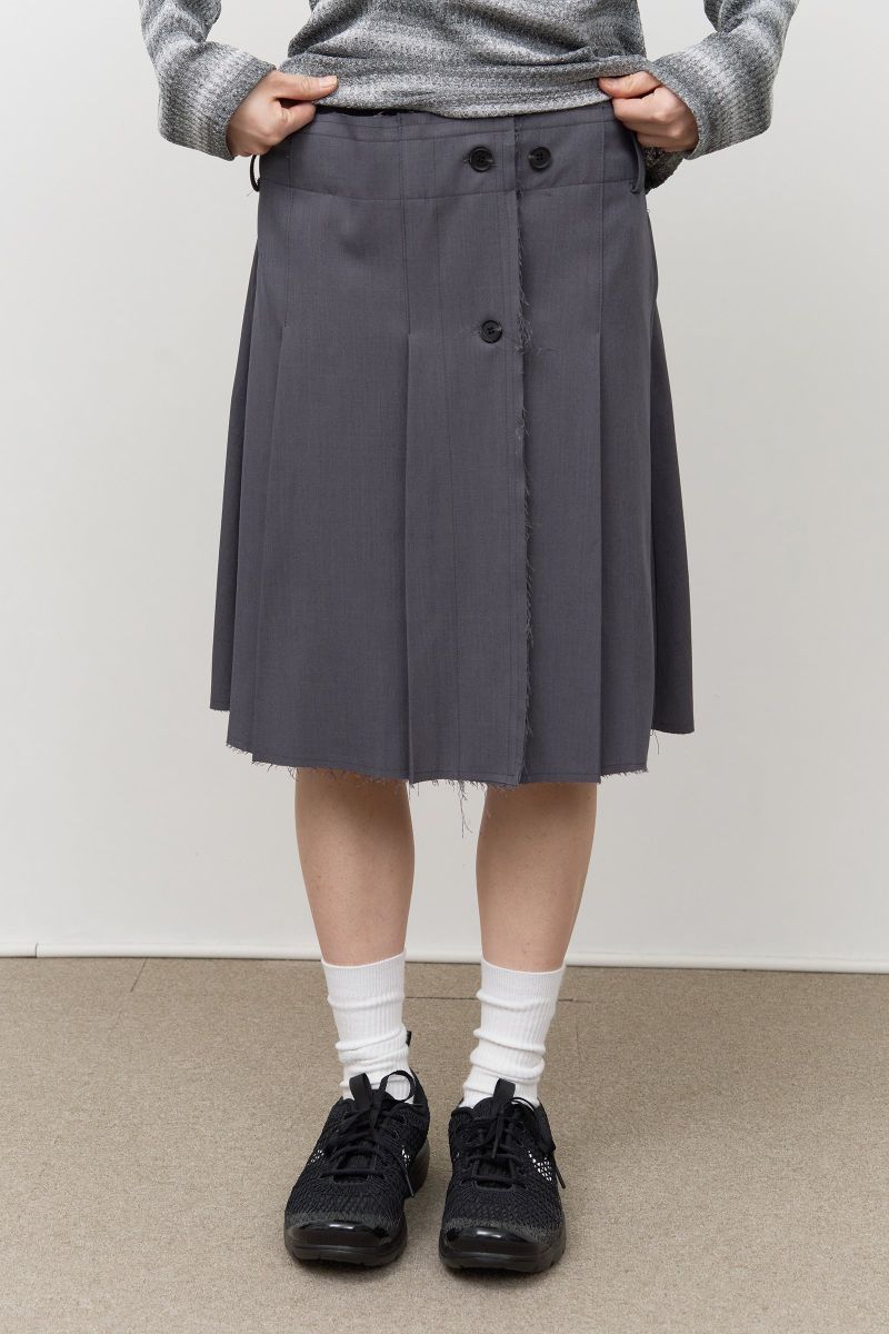 (W) Demon Pleats Skirt