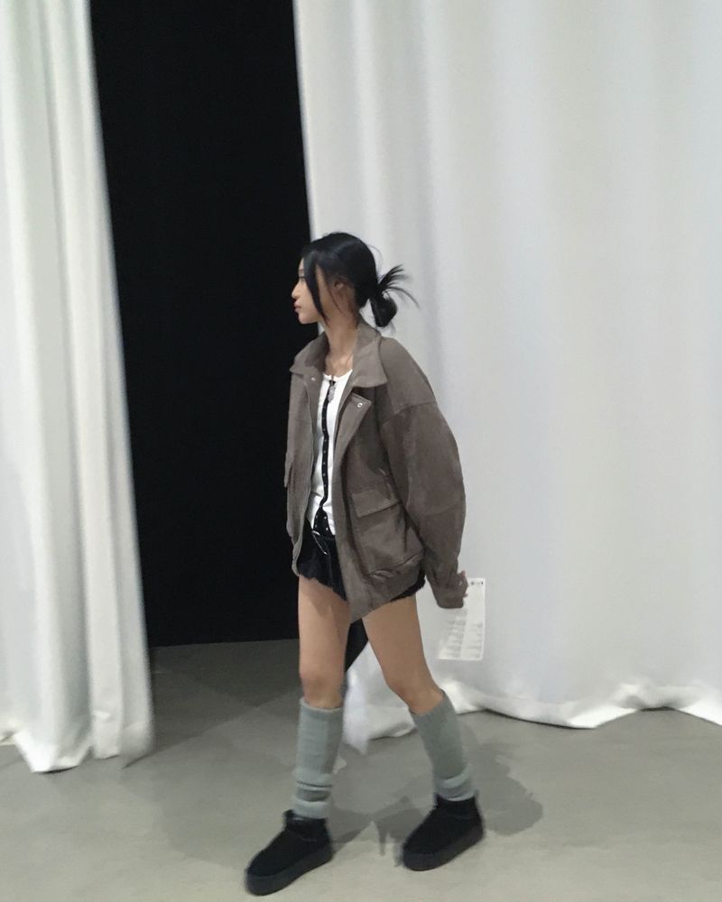 Mohair pumkin shorts