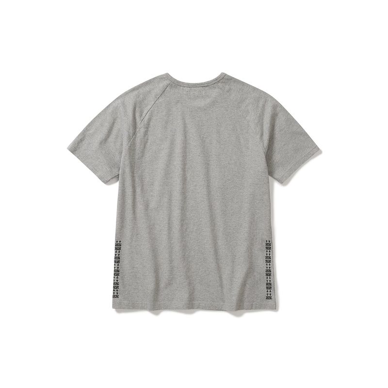 Fiddlehead half T-shirts / Melange gray