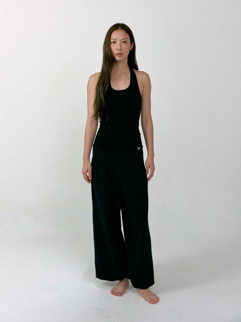 Urban Halterneck Tank Top (Black)