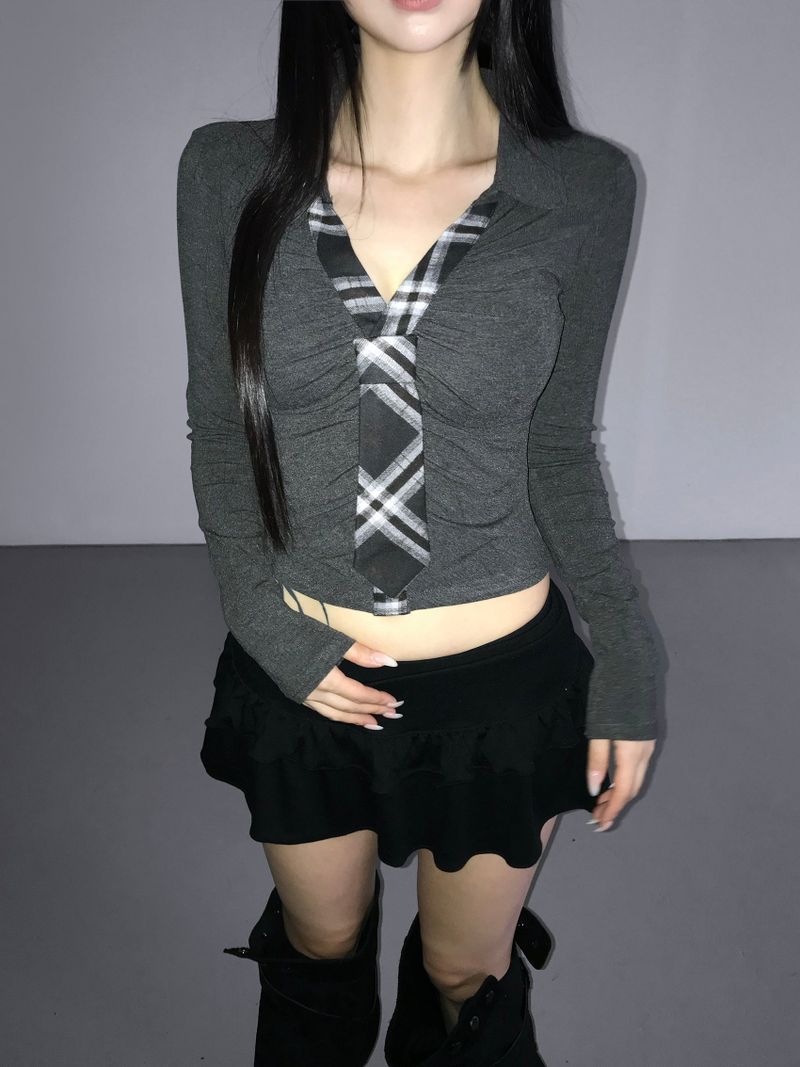 tie shirring shirts