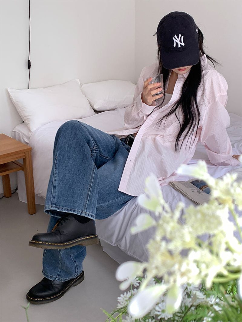 TUCK BALLOON JEANS (2C)