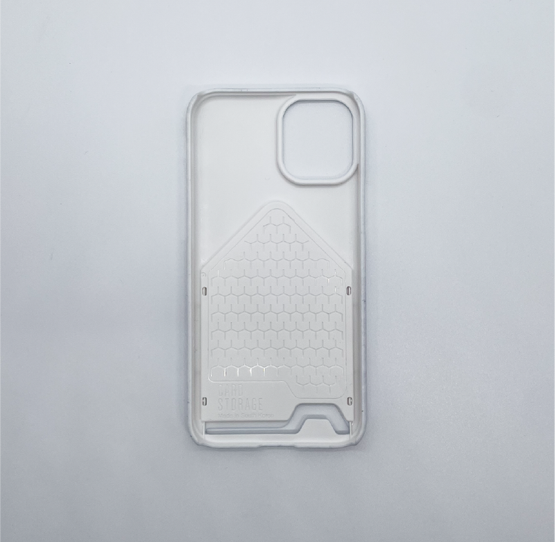 [MADE] cross card hard phone case (matt white)