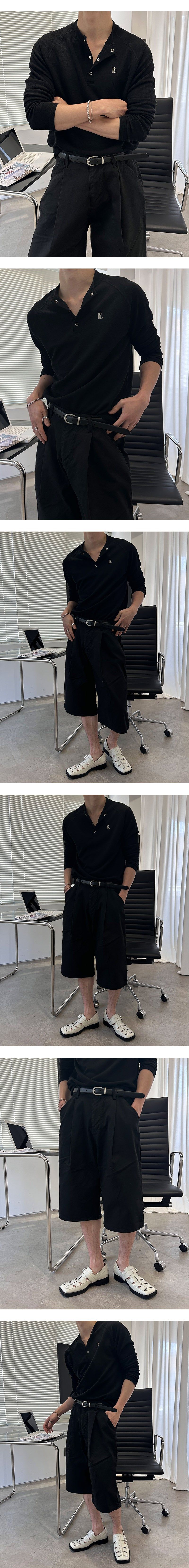 [MADE] Raglan muscle henry neck sleeves