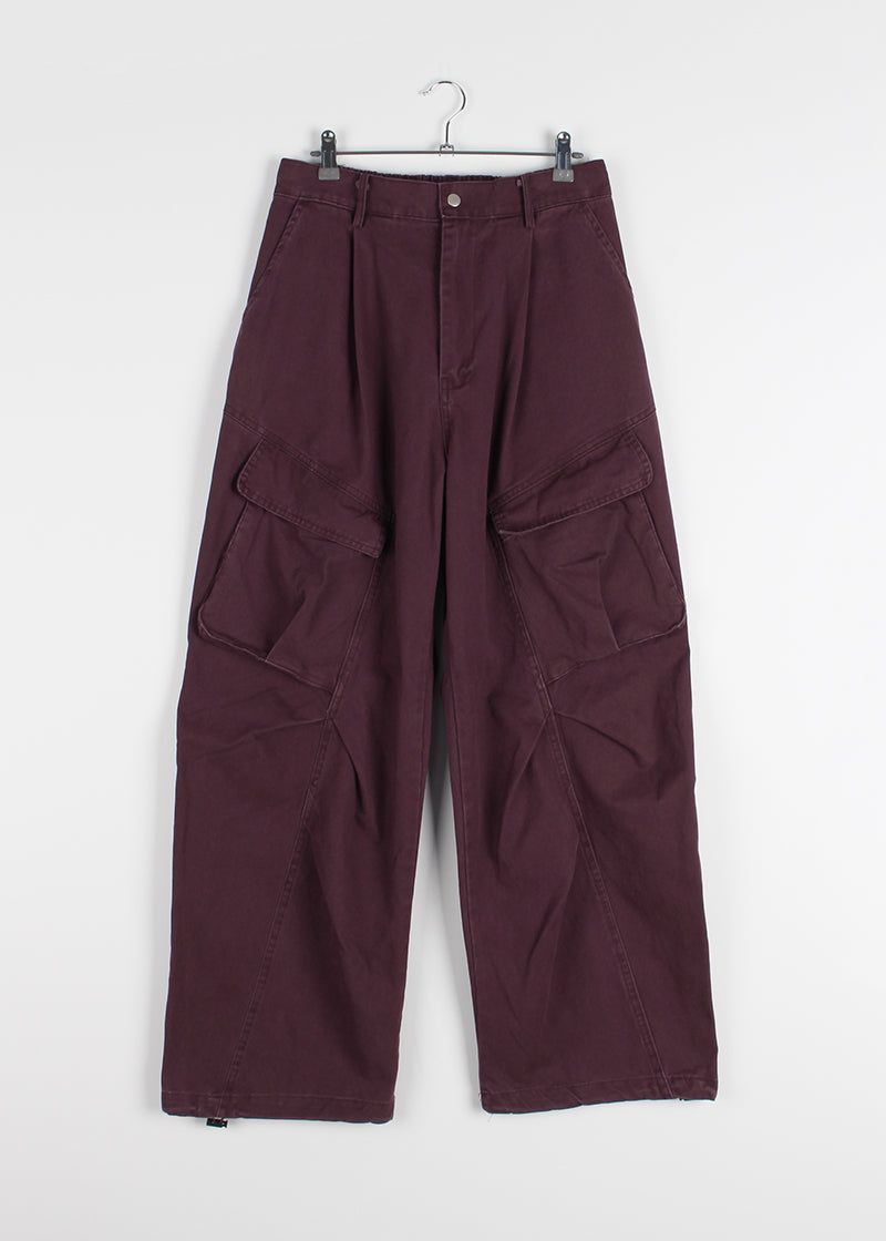 GARMENT CARGO WIDE PANTS
