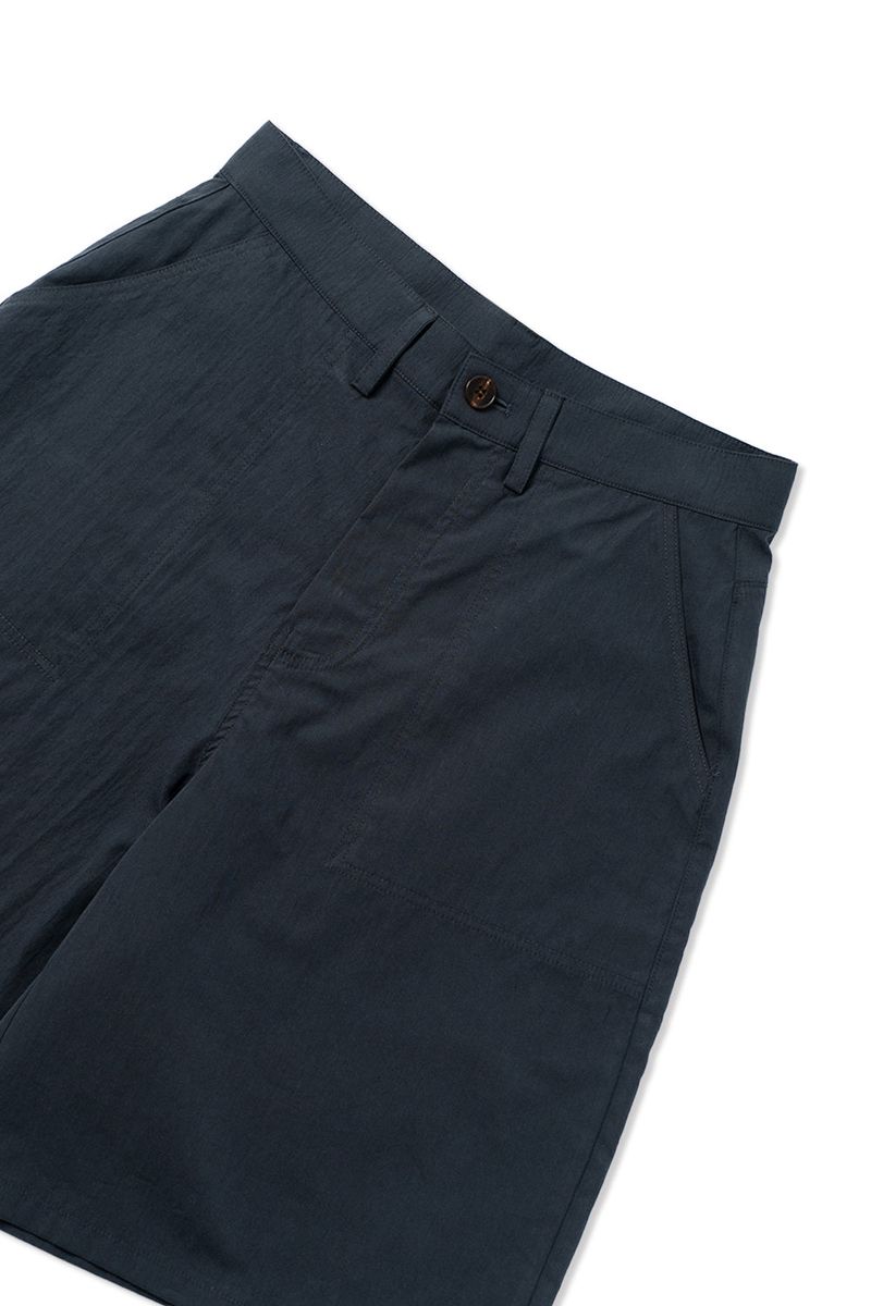 Bow bermuda pants_navy