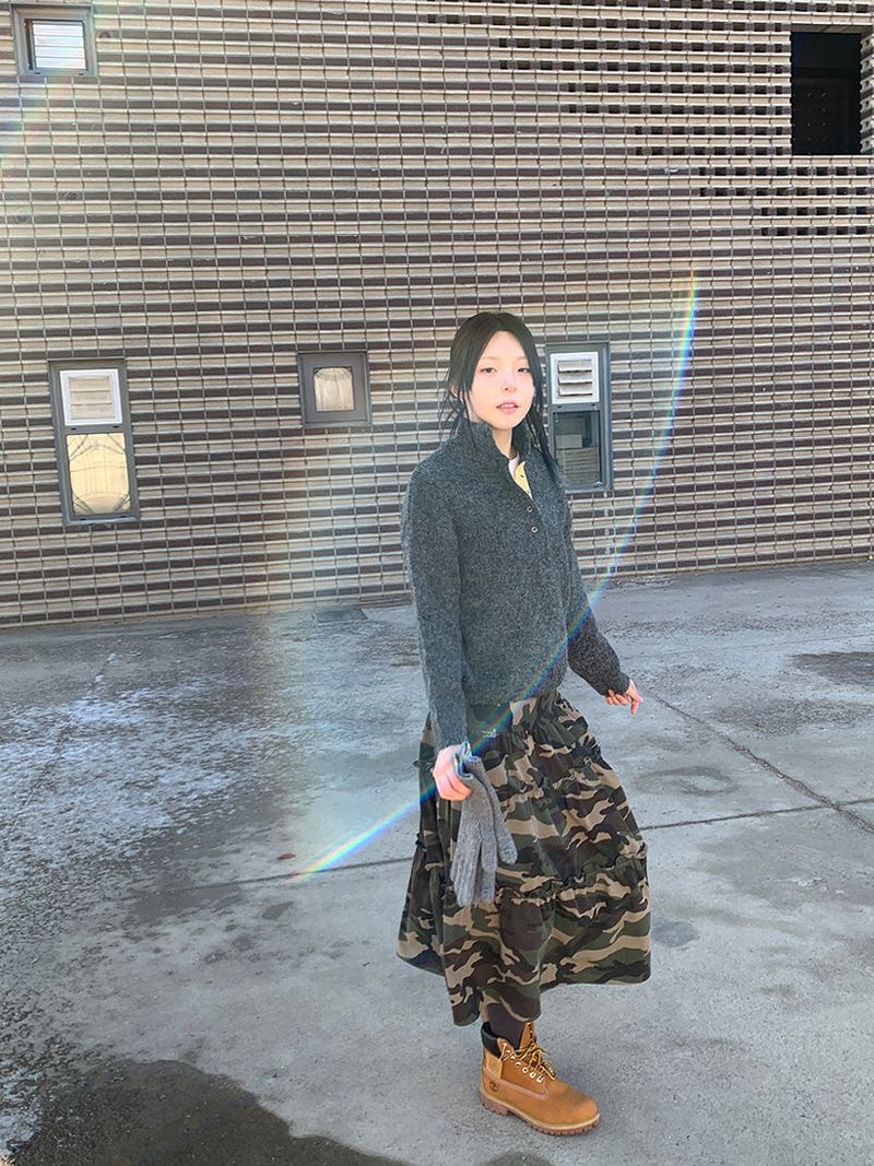 HENLEY ANORAK SWEATER (5C)