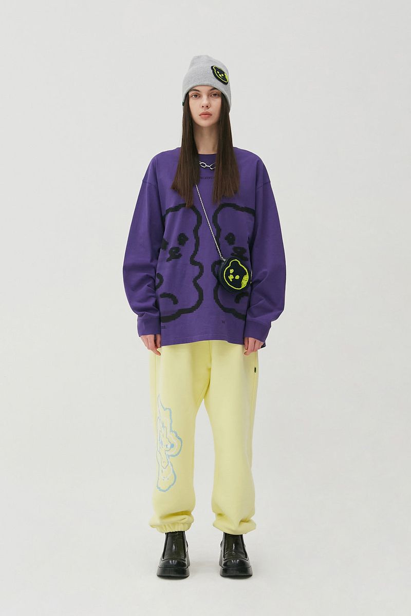 Clone L/S Tee_Purple