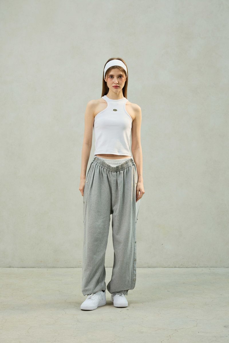 POPPY SLEEVELESS TOP / WHITE
