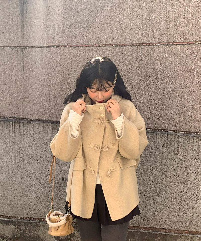 Duffle Half-Length Handmade Coat Jacket