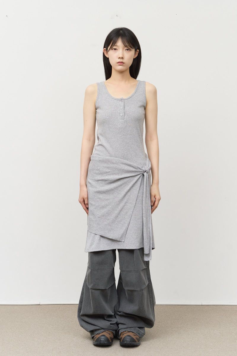 (W) Luna Wrap Layered Onepiece