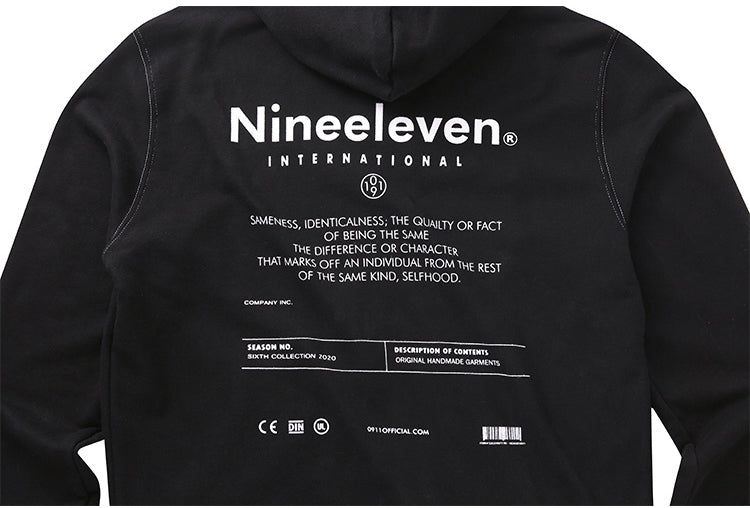 Pigment washed zipup hoodie