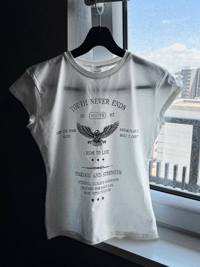 26SS★ [MADE] Vintage Western Slim Tee