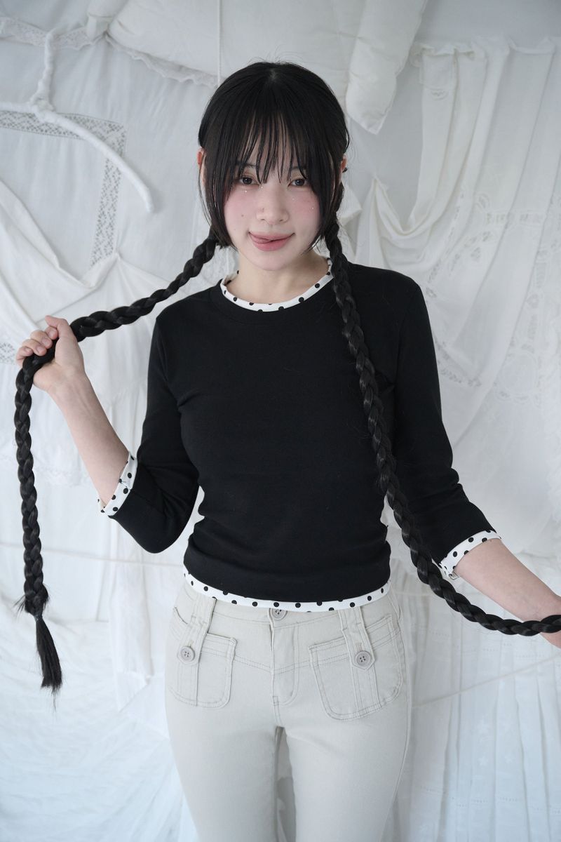MINI DOT TRIM T BLACK