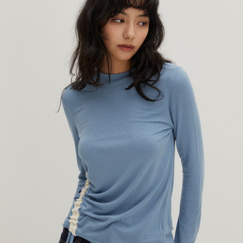 Side String T/Shirts S/Blue