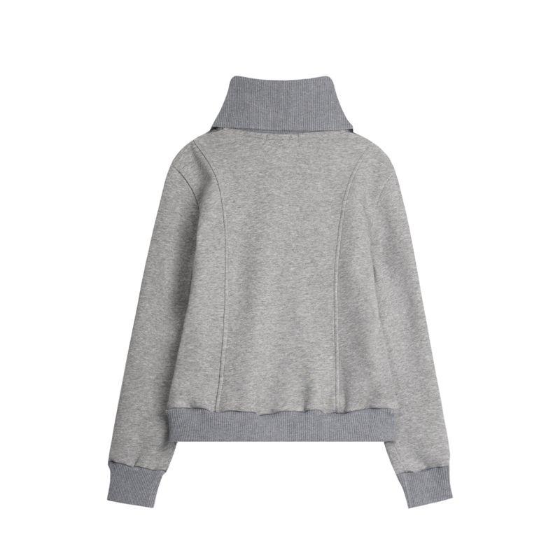 Daily High Neck Zip Jumper