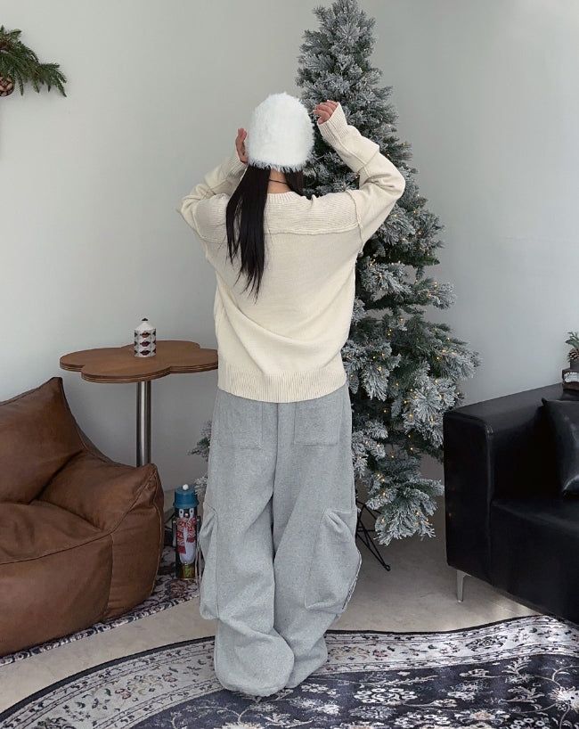 DL Zipper Cargo Brushed Pants