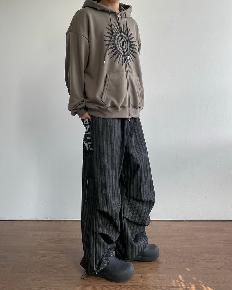 Sols Printed Hoodie Zip-up