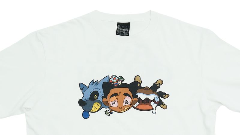 BC x SYNO FACE TEE _ WHITE