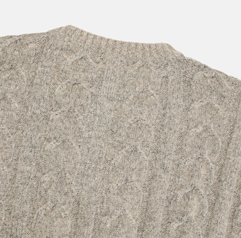  Belerice Henry Neck Cable Overfit Knit
